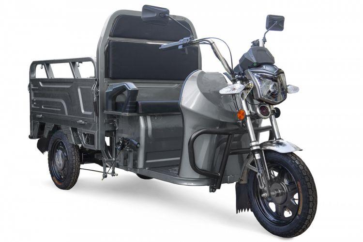 Грузовой электрический трицикл Rutrike Вояж К1 1200 60V800W (Серый-2408)