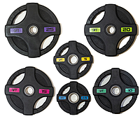 Диск олимпийский Original FitTools черный обрезин. (2,5 кг)