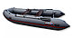 Надувная лодка Хантер 390 А, цвет серый, фото 2