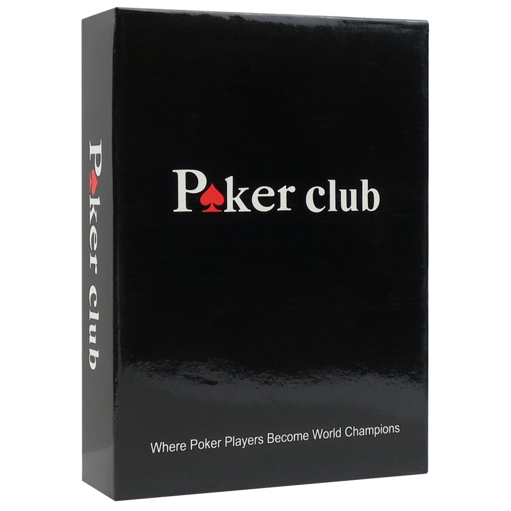 Карты Poker Club red пластиковые - фото 1 - id-p89840755