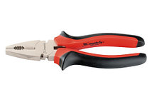 Плоскогубцы NICKEL, 200 мм, никелированные, двухкомпонентные рукоятки// MATRIX