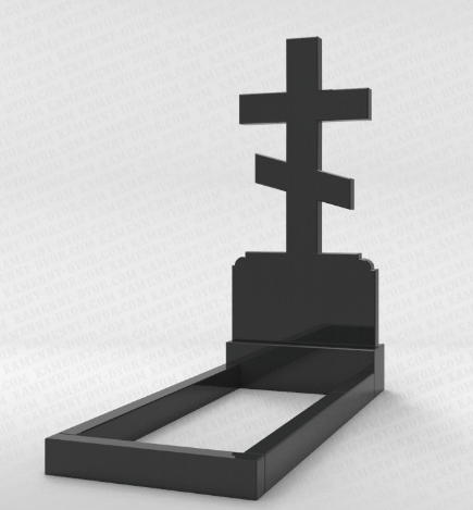 Крест православный на могилу из гранита 1 - фото 1 - id-p89854429