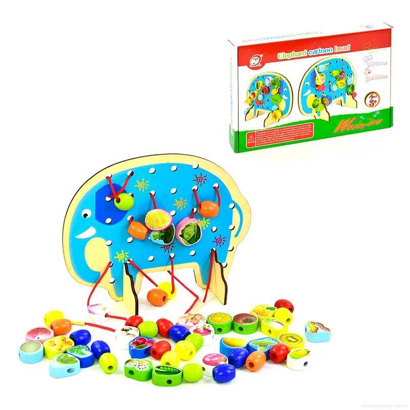 Игра слоник со шнуровкой