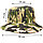 Шляпа для рыбалки охоты и походов с ветрозащитной веревкой деним камуфляж, фото 2