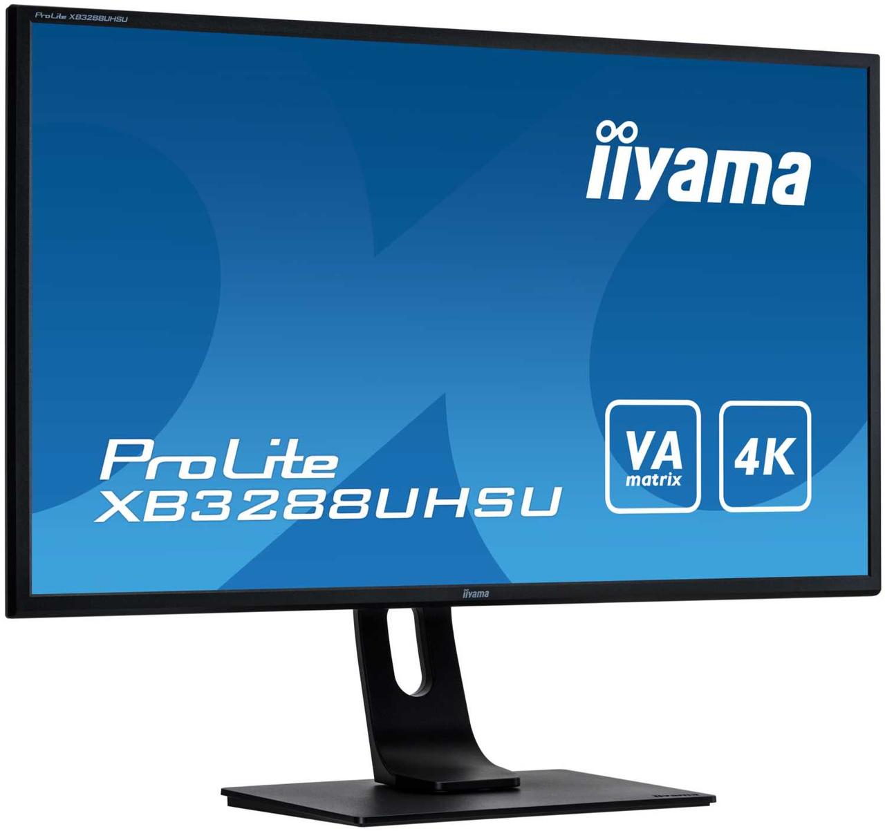 Монитор 31.5" iiyama ProLite XB3288UHSU, Black - фото 4 - id-p89881818