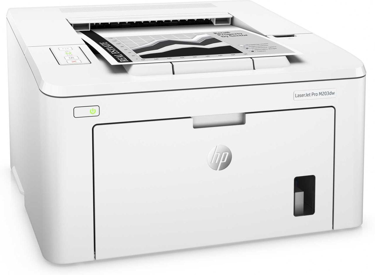 Принтер лазерный HP LaserJet Pro M203dw (G3Q47A) - фото 2 - id-p89882005