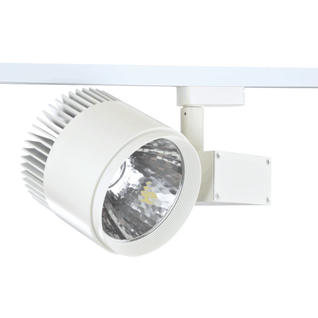 Поворотный светильник направленного освещения LED DK883 50W 4000K WHITE TRACK (TEKLED), фото 1
