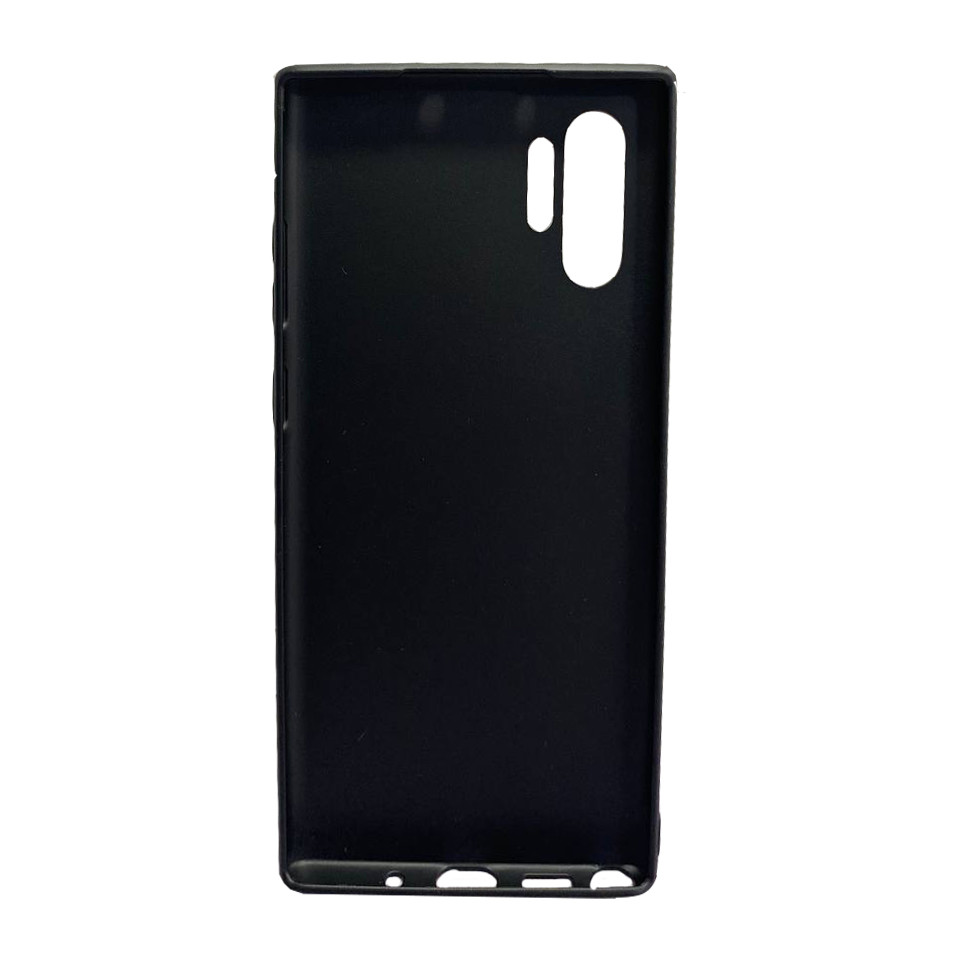 Чехол для смартфона гелевый матовый для Samsung Note10 Plus черный - фото 3 - id-p89884673