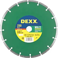 DEXX O 230х22.2 мм, алмазный, сегментный, круг отрезной для УШМ 36701-230_z01