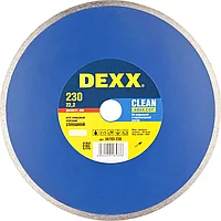 DEXX O 230х22.2 мм, алмазный, сплошной, круг отрезной для УШМ 36703-230