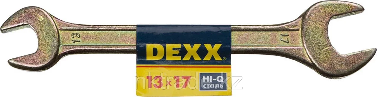 DEXX 13х17 мм, оцинкованный, гаечный ключ рожковый 27018-13-17 - фото 2 - id-p61496589