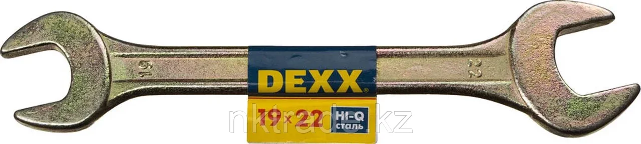 DEXX 19х22 мм, оцинкованный, гаечный ключ рожковый 27018-19-22 - фото 2 - id-p61496597