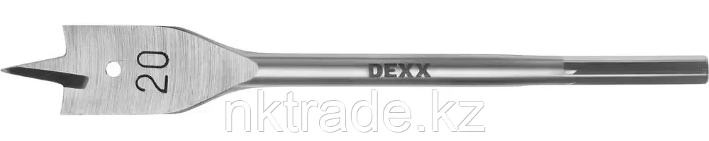 DEXX20 x 152 мм, шестигранный хвостовик, сверло перовое по дереву 2945-20