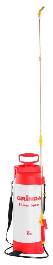 GRINDA 8 л, латунный телескопический удлинитель, опрыскиватель садовый Clever Spray 8-425158_z01