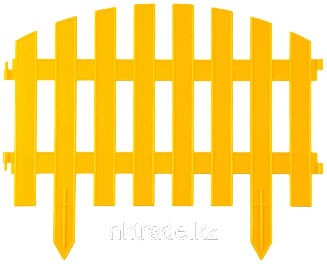 GRINDA 28х300 см, желтый, забор декоративный АР ДЕКО 422203-Y - фото 1 - id-p61489273
