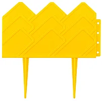 GRINDA 14х310 см, желтый, бордюр декоративный для клумб 422221-Y
