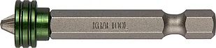 KRAFTOOL PH2, 50 мм, 1 шт., биты с магнитным держателем-ограничителем ЕХPERT 26128-2-50-1
