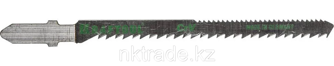KRAFTOOL по дереву, EU-хвост., шаг 2.5 мм, 75 мм, 2 шт., полотна для лобзика 159514-2,5