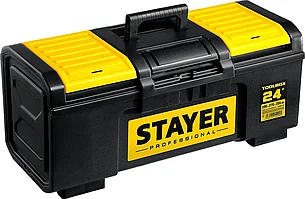 STAYER 590 х 270 х 255, пластиковый, ящик для инструмента TOOLBOX-24 38167-24 Professional