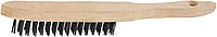 STAYER 3 ряда, деревянная ручка, стальная, щетка проволочная 35020-3