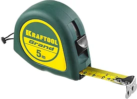 KRAFTOOL 5 м х 19 мм, рулетка GRAND 34022-05-19