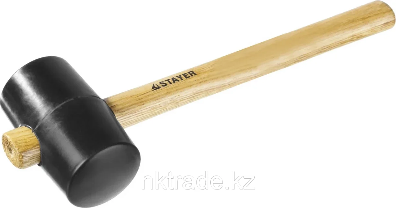 STAYER 450 г, киянка резиновая черная с деревянной ручкой 20505-65 - фото 1 - id-p61488338