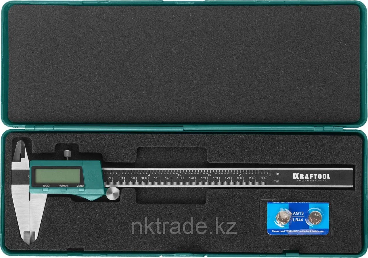 KRAFTOOL 200 мм, штангенциркуль электронный 34460-200 - фото 10 - id-p61487255