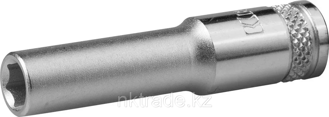 KRAFTOOL 1/4", 6 мм, Cr-V сталь, хромированная, торцовая головка 27817-06_z01