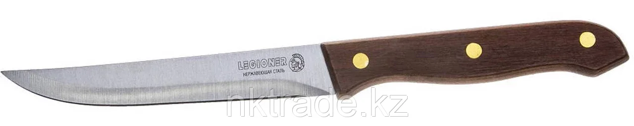 LEGIONER 120 мм, деревянной ручка, нержавеющее лезвие, тип "Line", нож универсальный GERMANICA 47836-L_z01 - фото 1 - id-p61487334