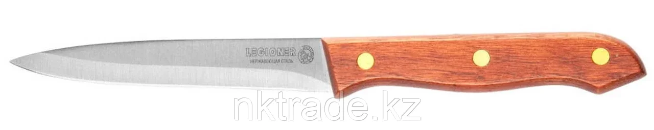 LEGIONER 120 мм, деревянной ручка, нержавеющее лезвие, тип "Solo", нож универсальный GERMANICA 47837-S_z01 - фото 1 - id-p61493354