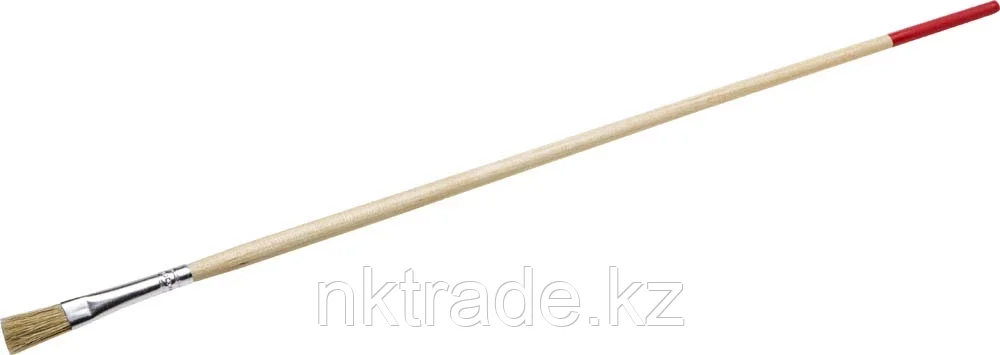 STAYER 5 мм, щетина натуральная, деревянная ручка, кисть малярная тонкая UNIVERSAL-STANDARD 0124-02 - фото 1 - id-p61489495