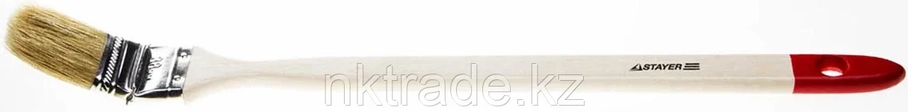 STAYER 38 мм, 1,5", щетина натуральная, деревянная ручка, кисть радиаторная UNIVERSAL 0111-38 - фото 1 - id-p61489578
