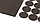 STAYER 175 шт., коричневый, набор: накладки самоклеящиеся на мебельные ножки 40916-H175, фото 2