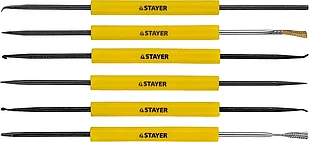 STAYER 6 шт., набор радиомонтажника MAXTerm 55338-H12 Master