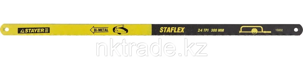 STAYER 18 TPI, 300 мм, 10 шт., полотно для ножовки по металлу STAYER-FLEX 15931-S10