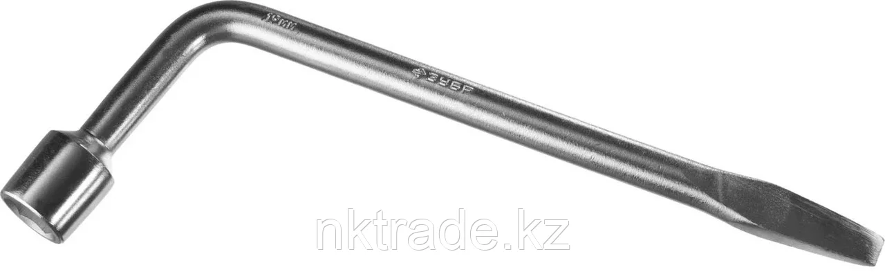 ЗУБР 19 мм, пруток O15 мм, хромированный, ключ баллонный Г-образный 2753-19_z02 - фото 1 - id-p61496615
