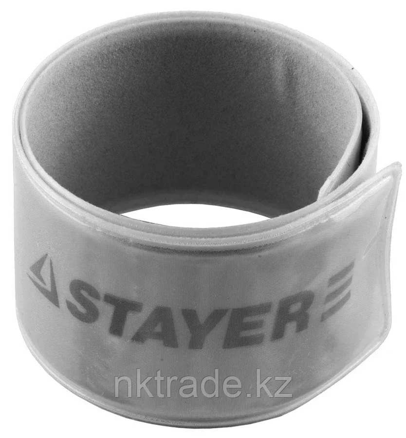 STAYER 30х300 мм, серый, светоотражающий браслет 11630-G - фото 2 - id-p61498214