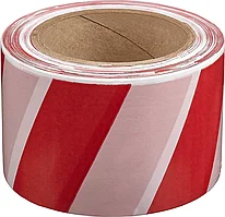 ЗУБР 75 мм, 200 м, красно-белая, лента сигнальная 12240-75-200