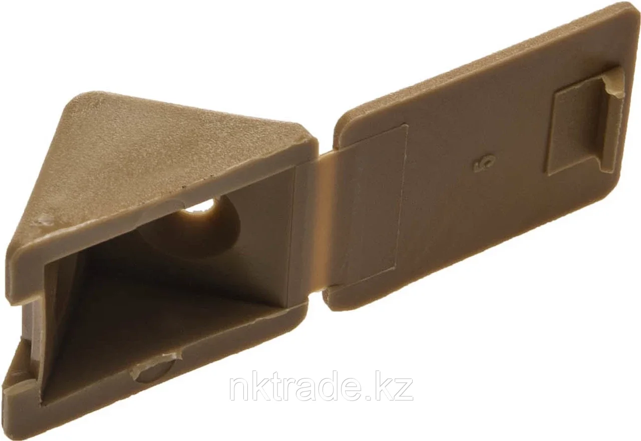 ЗУБР бук, 4 шт., уголок мебельный в комплекте с саморезами ТЕХНИК 4-308256-2