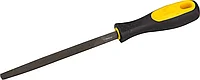 STAYER 150 мм, для заточки ножовок, с двухкомпонентной рукояткой, трехгранный напильник 16603-15-21