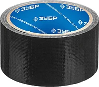 ЗУБР 48 мм х 10 м, черная, на тканевой основе, армированная лента (скотч) 12096-50-10 Профессионал