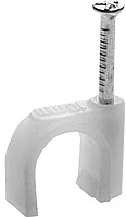 STAYER 9 мм, полиэтилен, 80 шт., скоба-держатель для круглого кабеля 4510-09