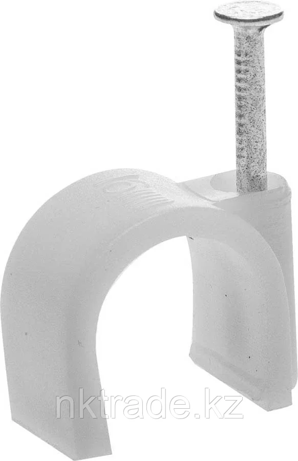STAYER 16 мм, полиэтилен, 40 шт., скоба-держатель для круглого кабеля 4510-16