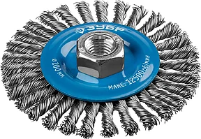 ЗУБР O 100 мм, проволока 0.5 мм, щетка дисковая для УШМ 35192-100_z02 Профессионал