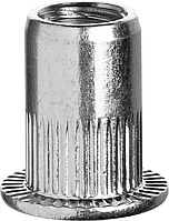 ЗУБР М6, 0.5-3.0 мм, 500 шт., заклепки резьбовые с насечками 31317-06 Профессионал