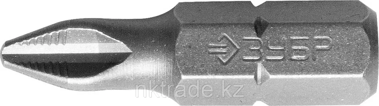 ЗУБР PH2, 25 мм, 2 шт., биты кованые МАСТЕР 26001-2-25-2 - фото 1 - id-p61495290