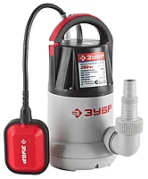 ЗУБР 250 Вт, 110 л/мин, насос погружной дренажный для чистой воды ЗНПЧ-250