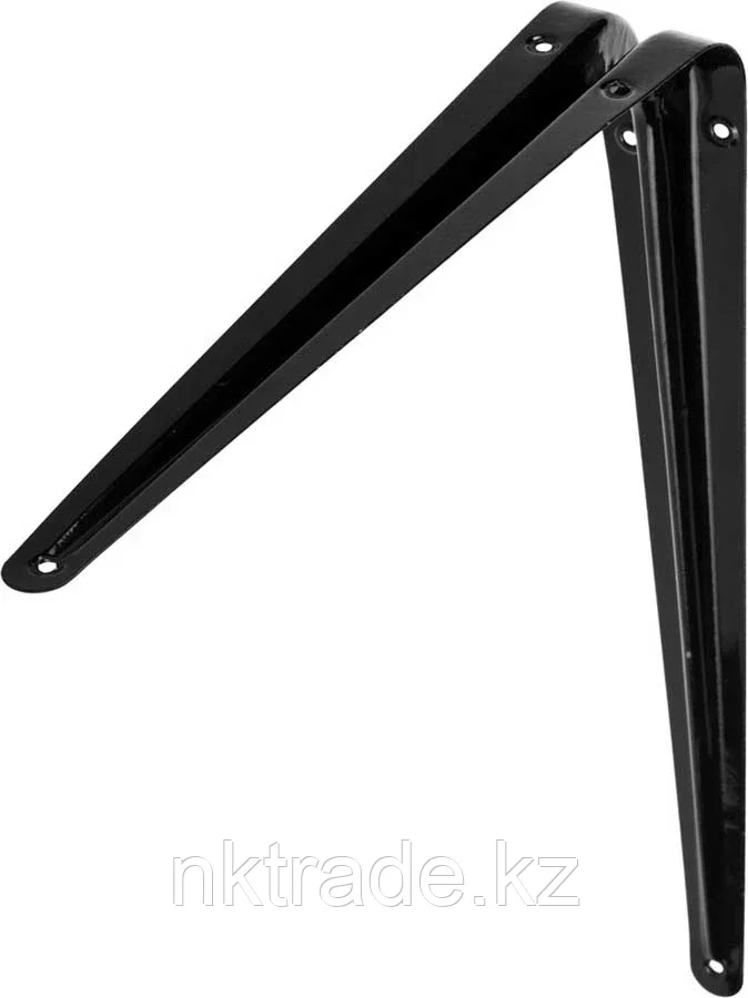 STAYER 345х300 мм, черный, уголок-кронштейн MASTER 37406-4