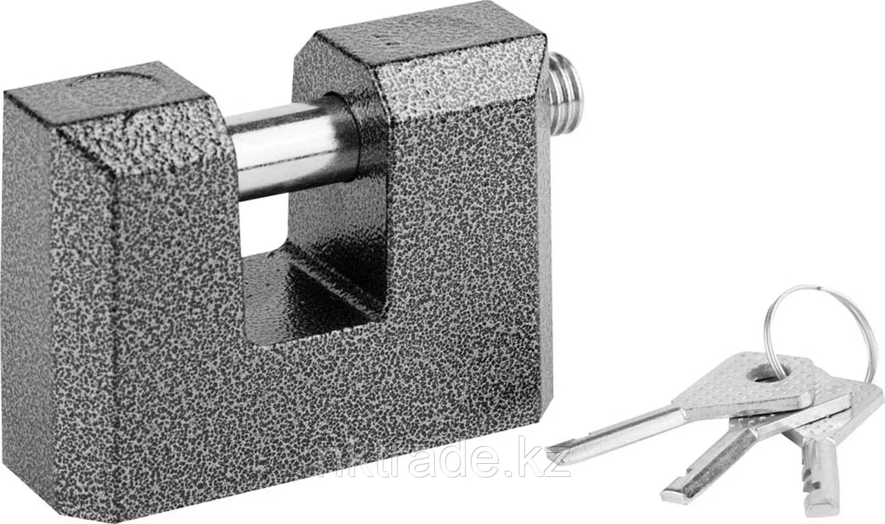65 мм, дисковый механизм секрета, количество ключей 3 шт., замок навесной 37220-3
