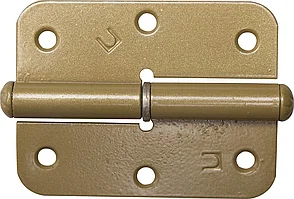 85 x 41 x 2.5 мм, 1 шт., цвет золотой металлик, правая, петля накладная "ПН-85" 37643-85R